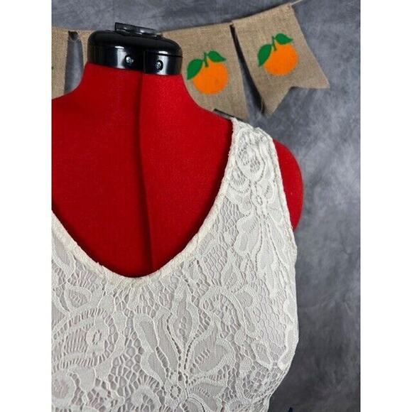 Maurices Sleeveless Dress With Lace Upper Size Large - Picture 2 of 8
